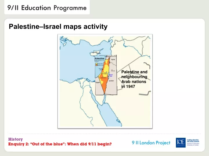 palestine israel maps activity