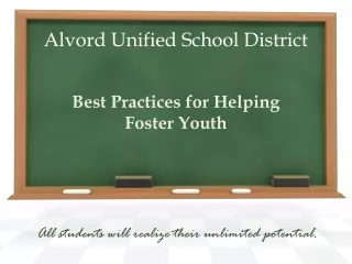 Best Practices for Helping  Foster Youth