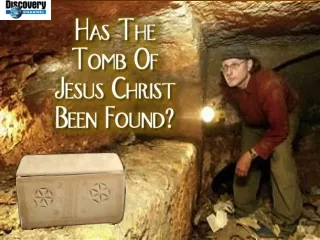 Jesus Family Tomb Believed Found Jennifer Viegas, Discovery News