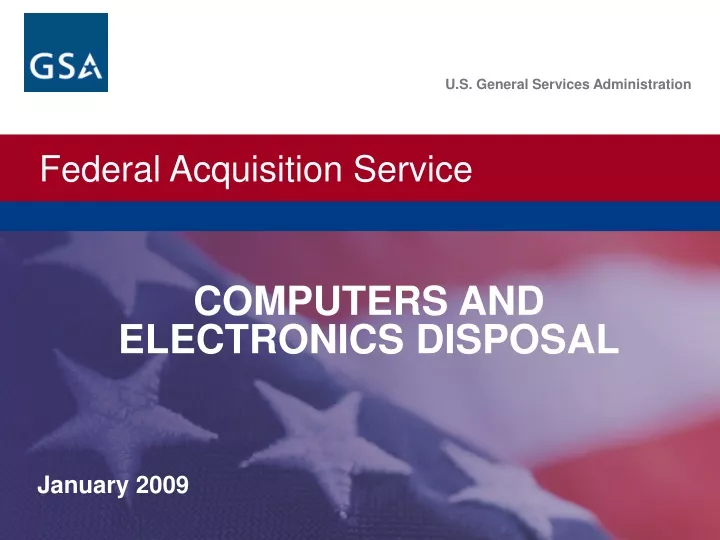u s general services administration