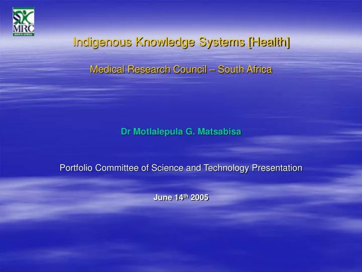 indigenous knowledge systems health medical
