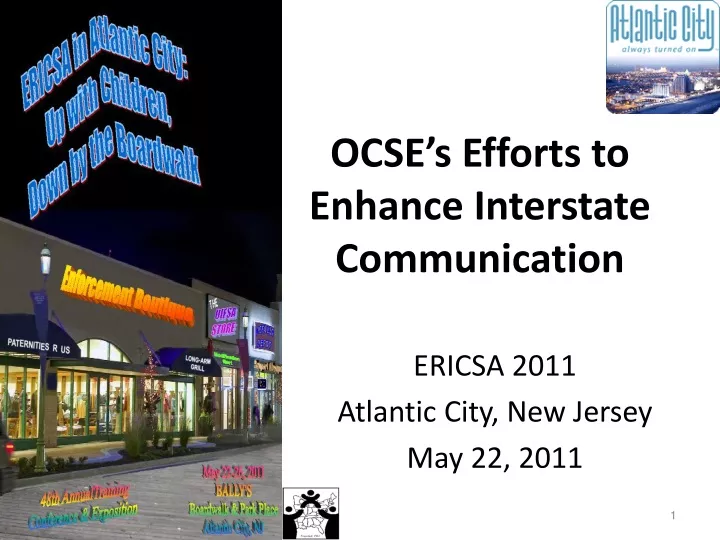 ocse s efforts to enhance interstate communication