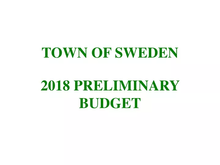 town of sweden
