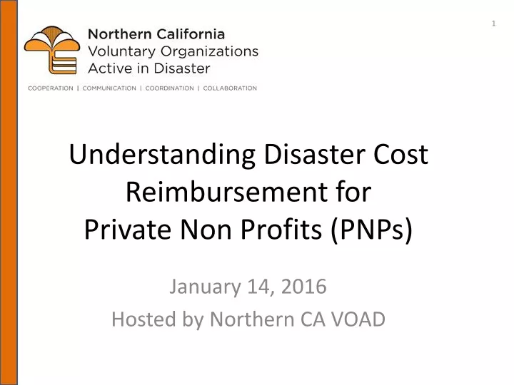understanding disaster cost reimbursement for private non profits pnps