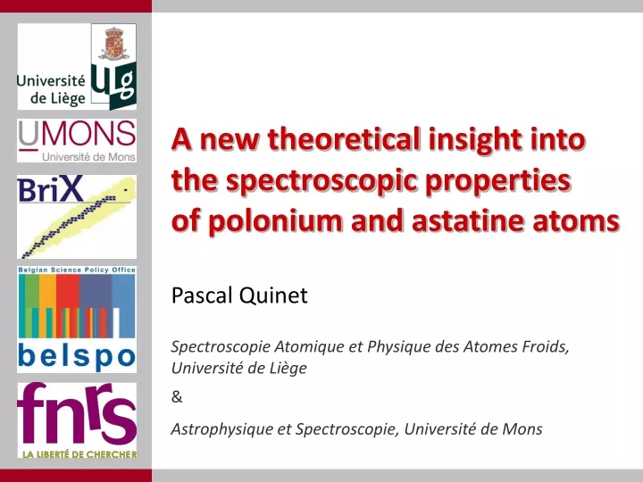 a new theoretical insight into the spectroscopic
