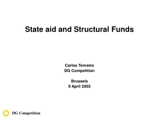State aid and Structural Funds