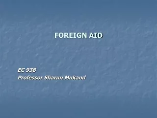 FOREIGN AID