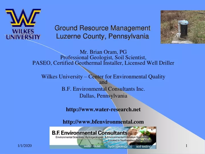 ground resource management luzerne county pennsylvania