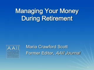 Managing Your Money During Retirement