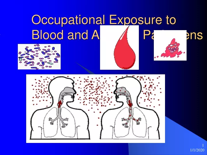 occupational exposure to blood and airborne pathogens