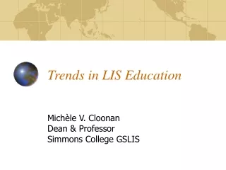 Trends in LIS Education