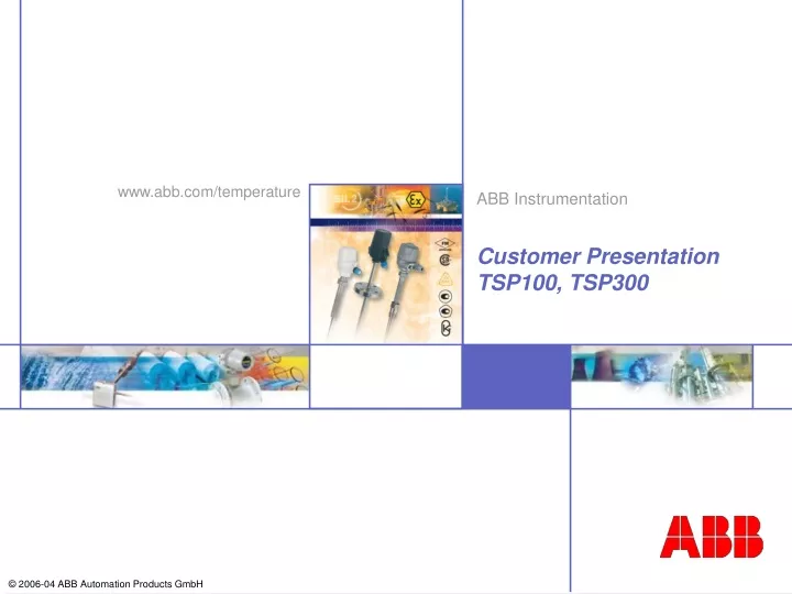 abb instrumentation customer presentation tsp100 tsp300