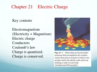 Chapter 21    Electric Charge
