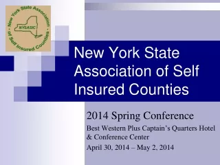 New York State Association of Self Insured Counties