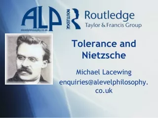 Tolerance and Nietzsche