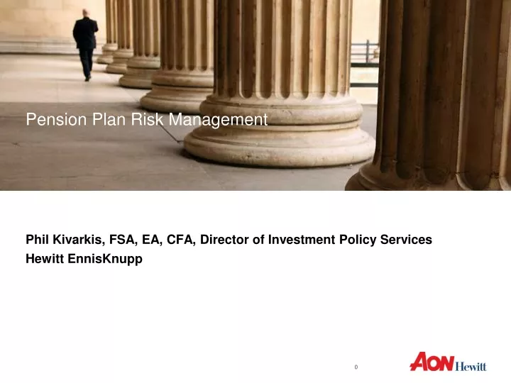 pension plan risk management