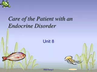 Care of the Patient with an Endocrine Disorder