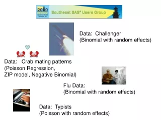 Data:   Crab mating patterns
