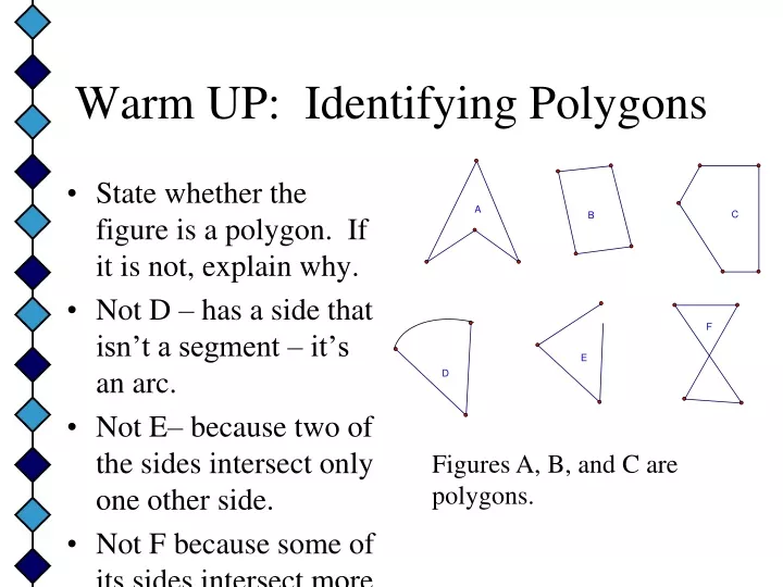 warm up identifying polygons
