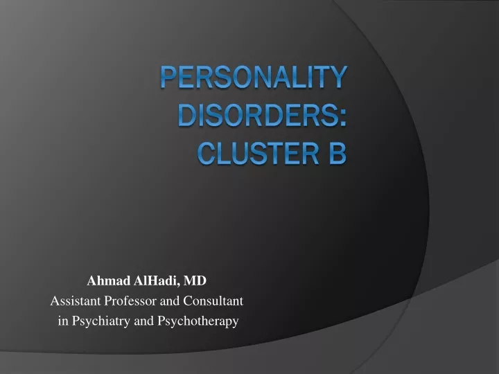 ahmad alhadi md assistant professor and consultant in psychiatry and psychotherapy