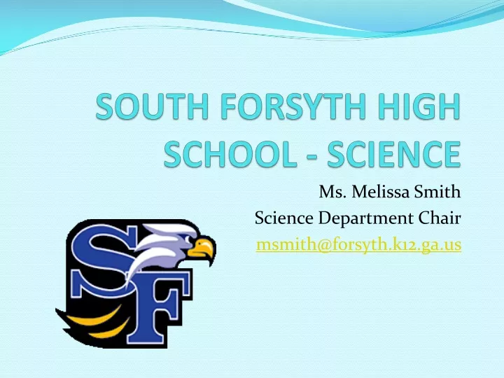 south forsyth high school science