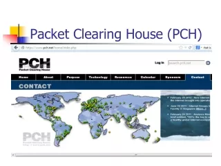 Packet Clearing House (PCH)