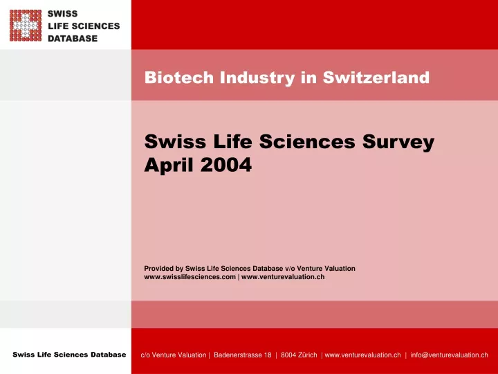 biotech industry in switzerland