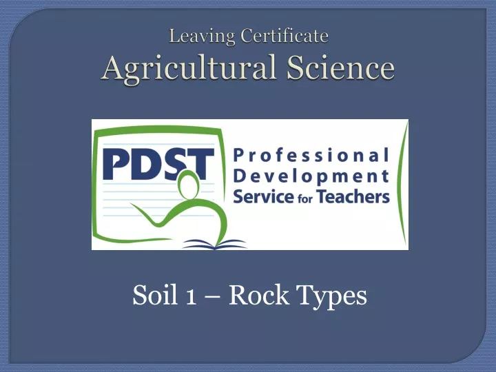 leaving certificate agricultural science