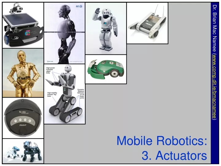 mobile robotics 3 actuators