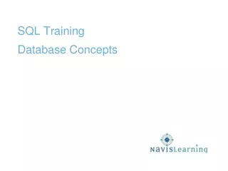SQL Training Database Concepts