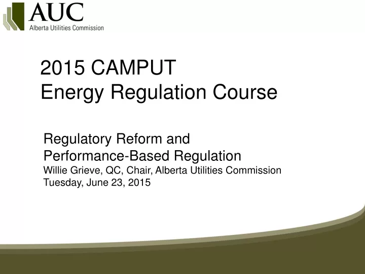 2015 camput energy regulation course