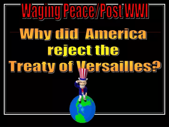 waging peace post wwi