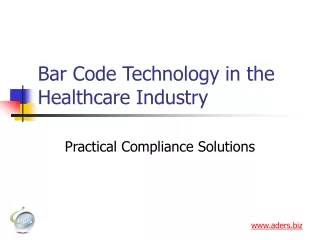 Bar Code Technology in the Healthcare Industry