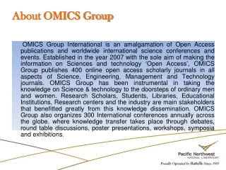 About OMICS Group