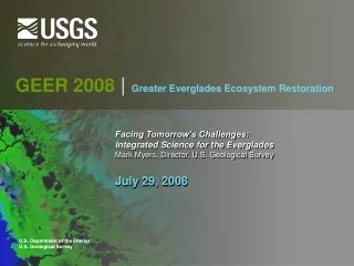 GEER 2008 |  Greater Everglades Ecosystem Restoration