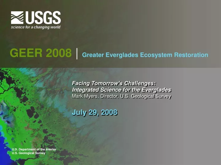 geer 2008 greater everglades ecosystem restoration