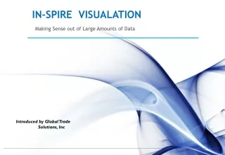 IN-SPIRE  VISUALATION         Making Sense out of Large Amounts of Data