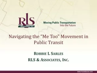 Navigating the “Me Too” Movement in Public Transit