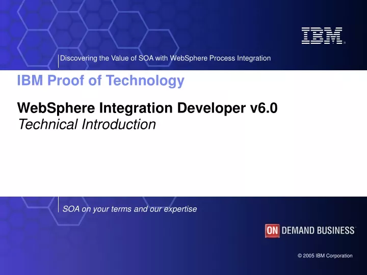websphere integration developer v6 0 technical introduction