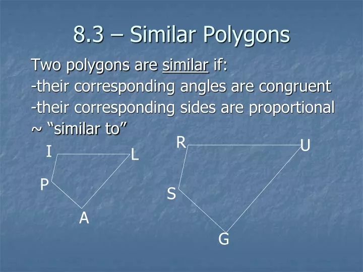 8 3 similar polygons