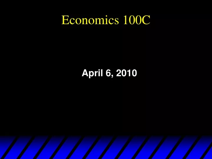 economics 100c