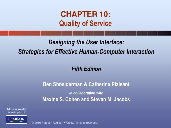 chapter 10 quality of service