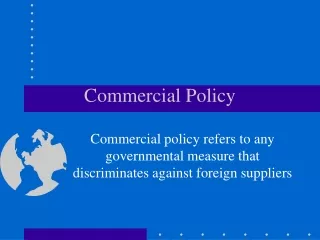 Commercial Policy