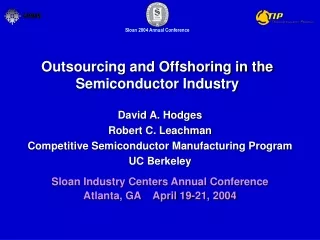 Outsourcing and Offshoring in the Semiconductor Industry