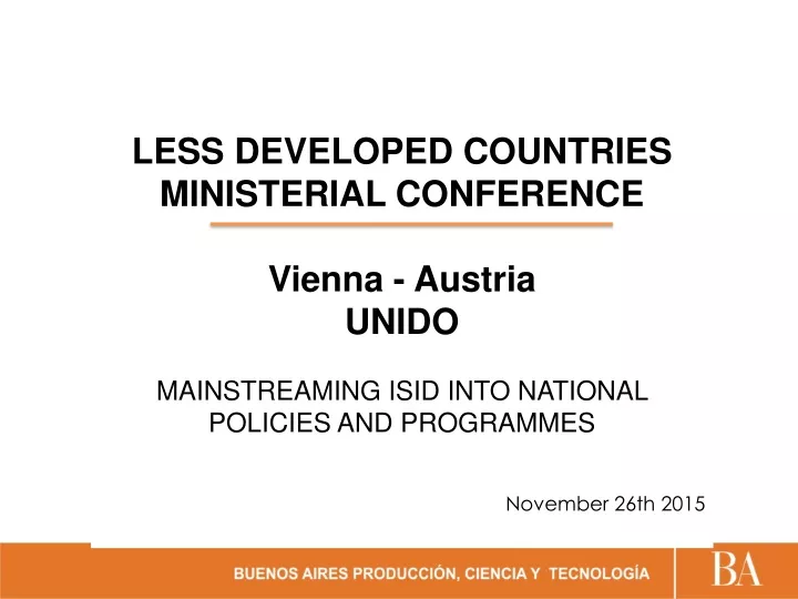 less developed countries ministerial conference