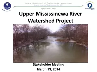 Upper  Mississinewa  River Watershed Project