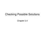 Equal Sign in Equations - slide 1