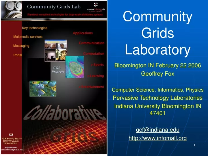 community grids laboratory