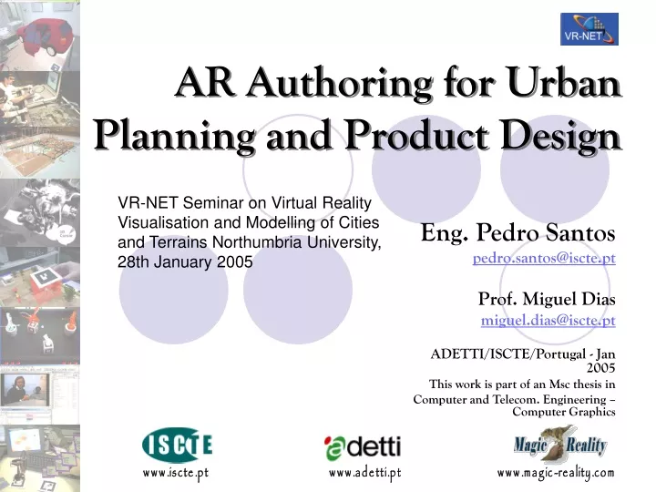 ar authoring for urban planning and product design