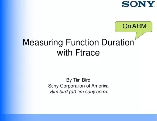 Measuring Function Duration with Ftrace